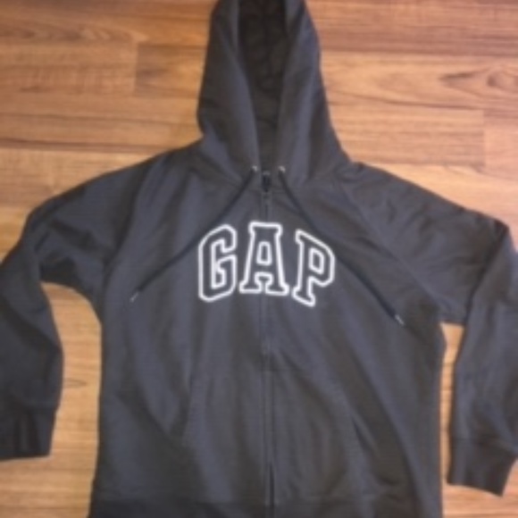 black and white gap hoodie